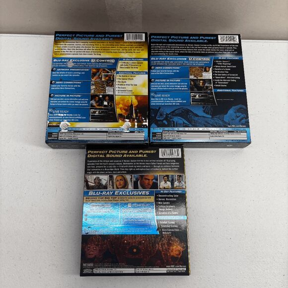 NBC Heroes Seasons 1 2 & 4 Blu Ray Seasons Lot Bundle NO SEASON 3 - Picture 6 of 9
